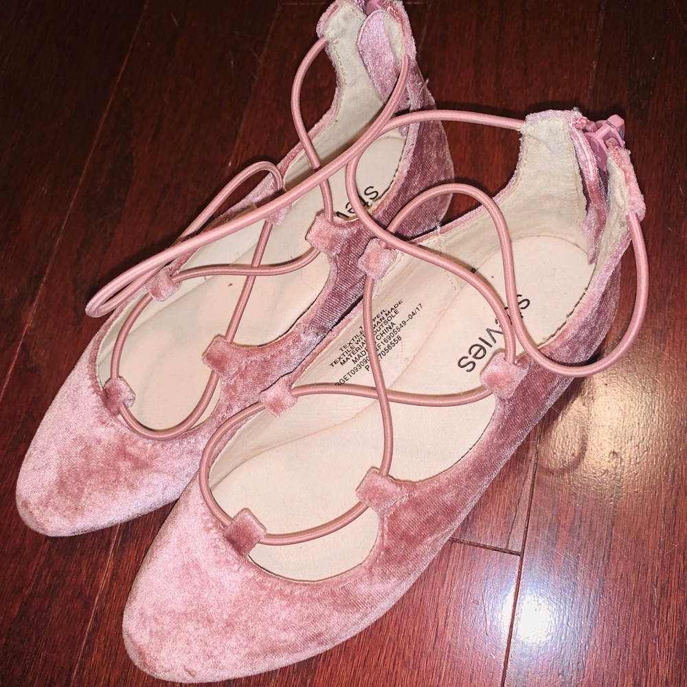 Girls Tie Up Ballet Flat
